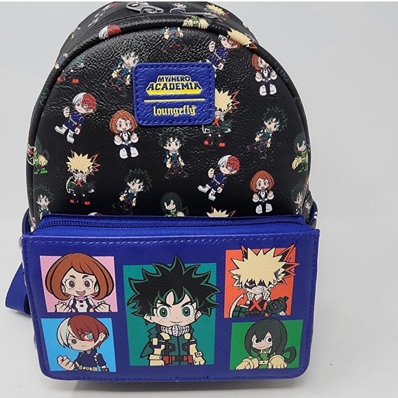 Loungefly My Hero Academia Character Mini Backpack Bookbag EXCLUSIVE - Picture 2 of 10
